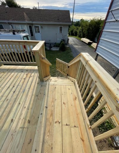 Photo of Raised Wooden Pool Deck